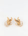 Earrings Vintage Flower Earrings in Rose Gold 58 Facettes 501