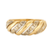 Bague Bague or jaune et diamants 58 Facettes DV1403-3