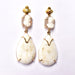 Earrings White cameo earrings 58 Facettes