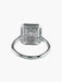 Ring 54 Ring White gold Diamonds 58 Facettes 7212A