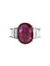 Ring 54 Ring White gold Ruby Diamonds 58 Facettes A 7218