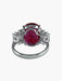 Ring 54 Ring White gold Ruby Diamonds 58 Facettes A 7218