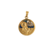 Art Nouveau Liegault medal pendant diamond and enamel plique à jour 58 Facettes