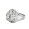 Bague Bague Dôme en or blanc platine et diamants 58 Facettes 15926