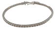 Bracelet Bracelet tennis or blanc diamants 58 Facettes