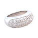 White Gold Diamond Bangle Ring 58 Facettes AA 1532