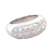 Bague Bague Jonc Diamants Or Blanc 58 Facettes AA 1532