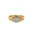 Ring 55.5 2 gold signet ring 58 Facettes