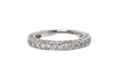 Bague 49.5 Demi alliance or blanc diamants 1ct 58 Facettes 30547