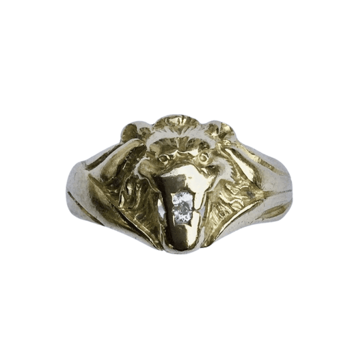Ring 54 Diamond Lion Head Ring 58 Facettes