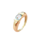 Bague 56 Bague Jonc Topaze bleue 58 Facettes AA 1589