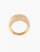 Cartier ring - yellow gold bangle ring and diamond paving 58 Facettes