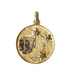Gemini Astrological Medal Pendant Gold and Diamonds 58 Facettes