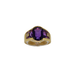 Ring Amethyst ring in yellow gold 58 Facettes