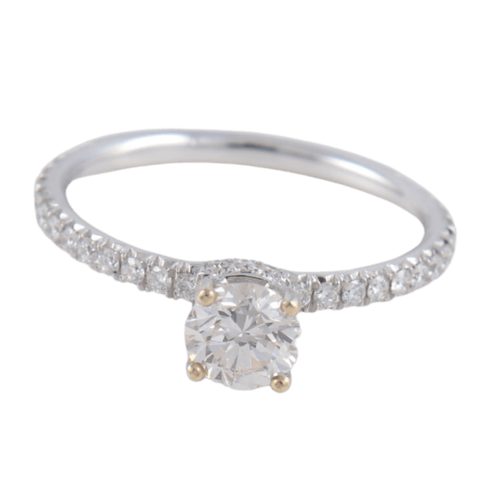 Bague 53 Bague Solitaire 0.55ct 58 Facettes 1