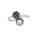 Ring “Toi et Moi” ring in white gold sapphire and diamond 58 Facettes DV0541-6