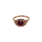 Bague Bague fine Or rose Diamants Rubis 58 Facettes