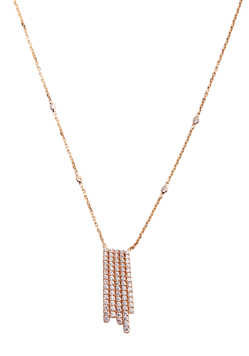 Collier Collier MESSIKA Daria Or Rose 750/1000 58 Facettes 64464-60872