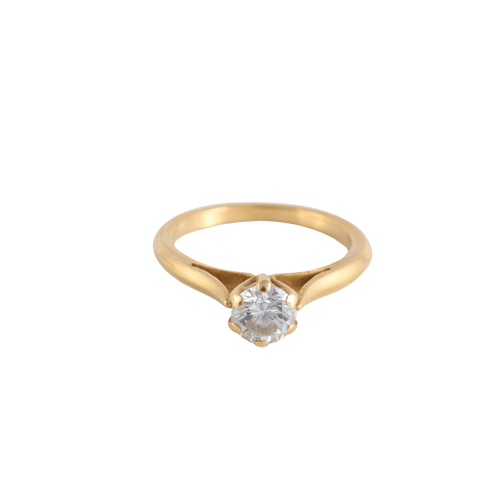 Bague 50 Bague Solitaire Diamant 0.65ct 58 Facettes FM83