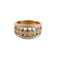Bague 53 Bague Arlequin large 58 Facettes FM62