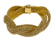 Bracelet Lumineux bracelet tressé en or jaune 58 Facettes