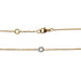 Necklace Gutter necklace in yellow and white gold and diamonds. 58 Facettes 30419