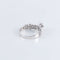 Bague 54 Bague Solitaire Fleurs diamants 58 Facettes FM91