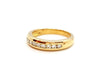 Ring 51 Alliance Ring Yellow Gold Diamond 58 Facettes 00671CN