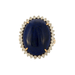 Bague 55 bague lapis lazuli pavage diamants 58 Facettes 7231