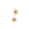 Boucles d'oreilles Dormeuses motif floral 58 Facettes JE65