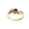 Bague 54 Bague Or jaune Saphir 58 Facettes