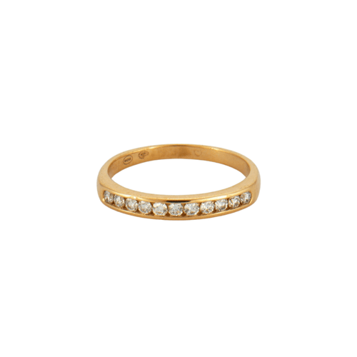 Bague 48 Demie alliance Diamants 0.33ct 58 Facettes EL2-28