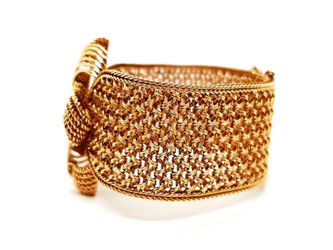 Bracelet Bracelet Manchette Or jaune 58 Facettes 1132925CN