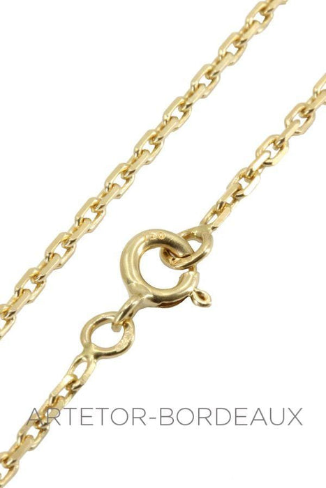 Cable link chain necklace 58 Facettes 32381
