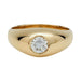 Ring 59 Signet ring in yellow gold and diamond, approximately 0,50 carat. 58 Facettes 28586