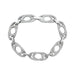Bracelet Chopard "Ellipse" white gold and diamond bracelet. 58 Facettes 30469