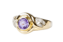 Bague Bague améthyste diamant en or jaune 58 Facettes VNLP16-306-11