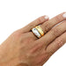Ring 52 Chaumet yellow gold ring, “Valse” collection. 58 Facettes 30586