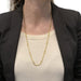 Collier Sautoir en or jaune. 58 Facettes 30199