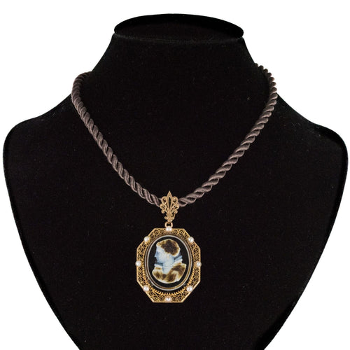 Pendentif Pendentif - Broche Aucoc Camée ancien et ses perles 58 Facettes 20-290