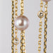 Collier Sautoir diamants et perles de culture rosées 58 Facettes 20-128