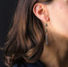 Boucles d'oreilles Boucles d'oreilles de création quartz poli et labradorites 58 Facettes 21-318