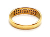 Ring 51 Half wedding ring Yellow gold Diamond 58 Facettes 1179559CD