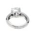 Ring 53 4,20 carat diamond solitaire ring in white gold. 58 Facettes 30277