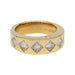 Ring 54 Chanel “Jacquard” ring in yellow gold and diamonds 58 Facettes 26761-1