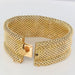 Bracelet Bracelet vintage souple en or jaune tissé 58 Facettes 17-312