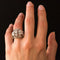 Bague 57 Bague dôme vintage diamants 58 Facettes 19-337-54
