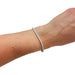 Bracelet Line bracelet in white gold, 5 carats of diamonds. 58 Facettes 29283