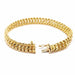 Bracelet Yellow gold American mesh bracelet 58 Facettes