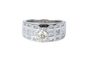 Bague Bague Solitaire accompagné diamant 0.45ct 58 Facettes BG-14141-96